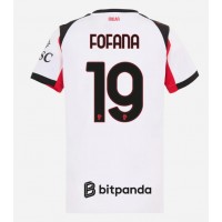 AC Milan Youssouf Fofana #19 Vonkajší Ženy futbalový dres 2025-26 Krátky Rukáv